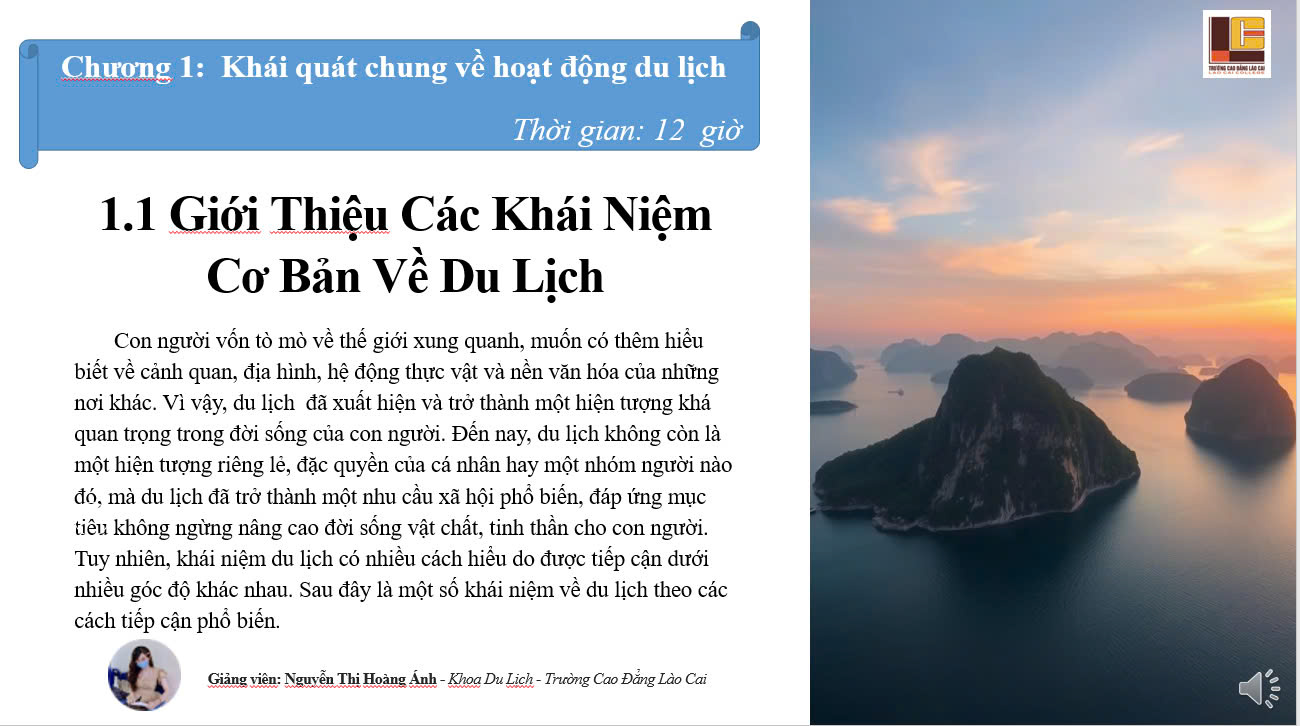 Tổng quan du lịch và cơ sở lưu trú