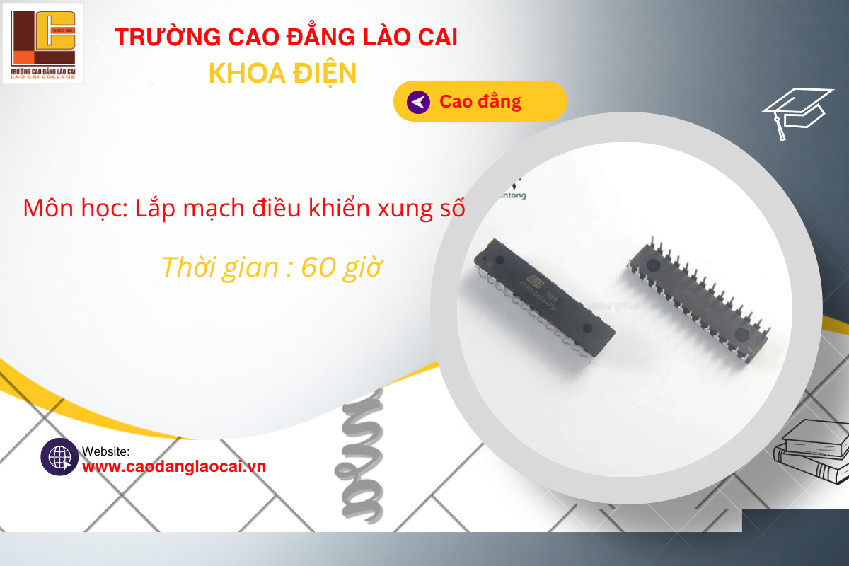 Lắp mạch điều khiển xung số
